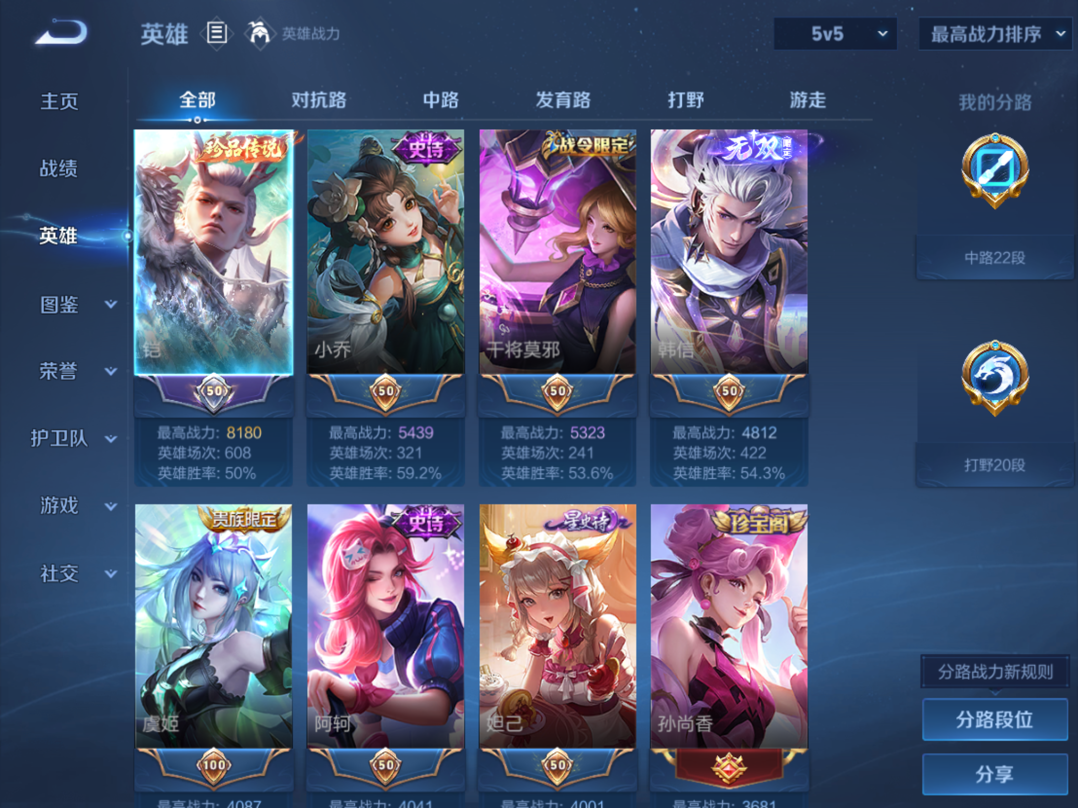 WZLX4698700王者荣耀账号详情图2