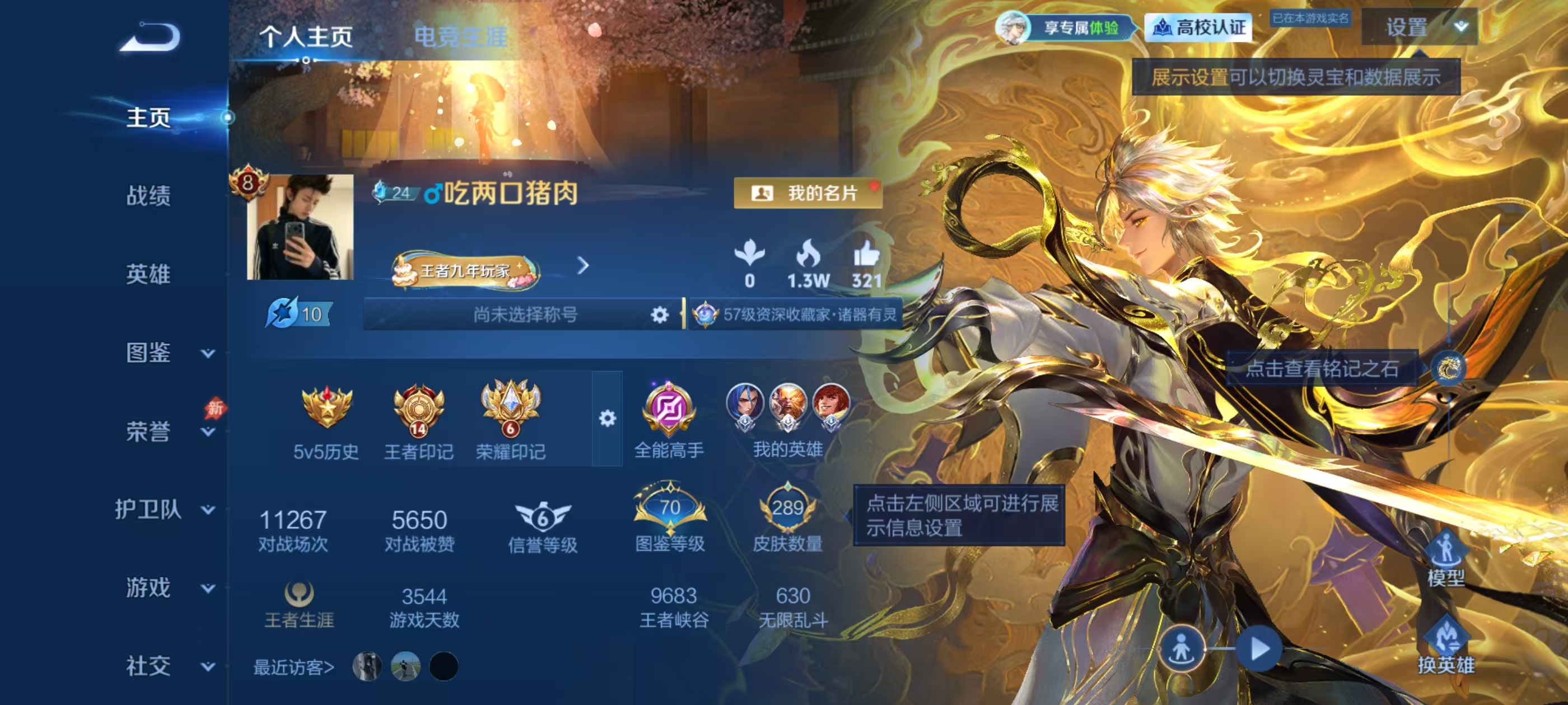 WZMMN4650603王者荣耀账号详情图5 WZMMN4650603王者荣耀账号详情图5