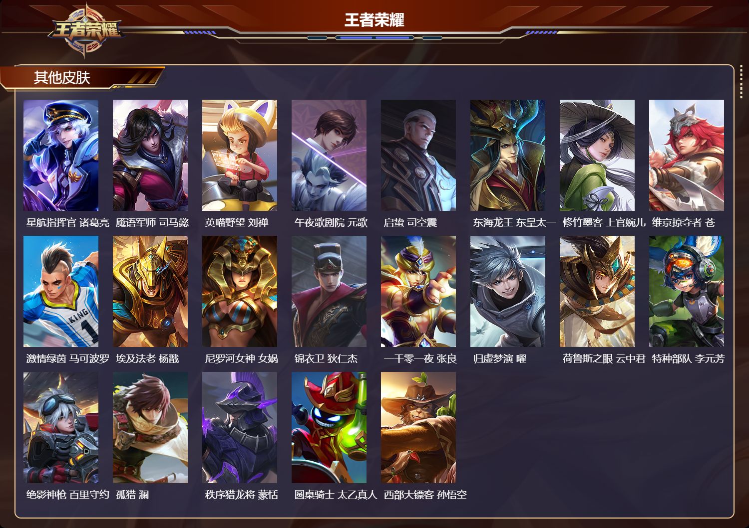 WZMMN4650585王者荣耀账号详情图9