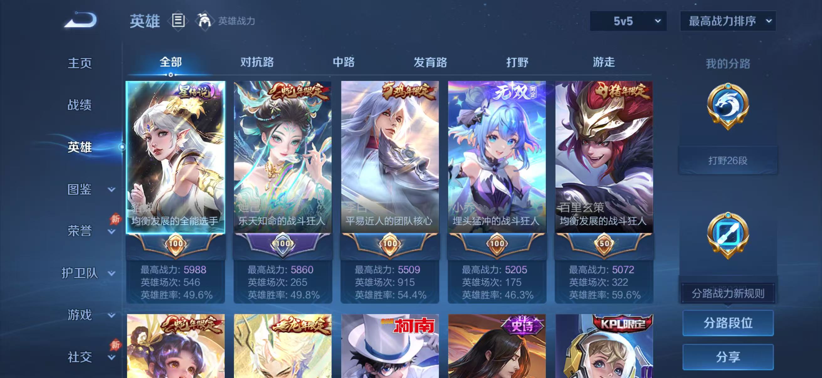 WZMMN4650646王者荣耀账号详情图4 WZMMN4650646王者荣耀账号详情图4