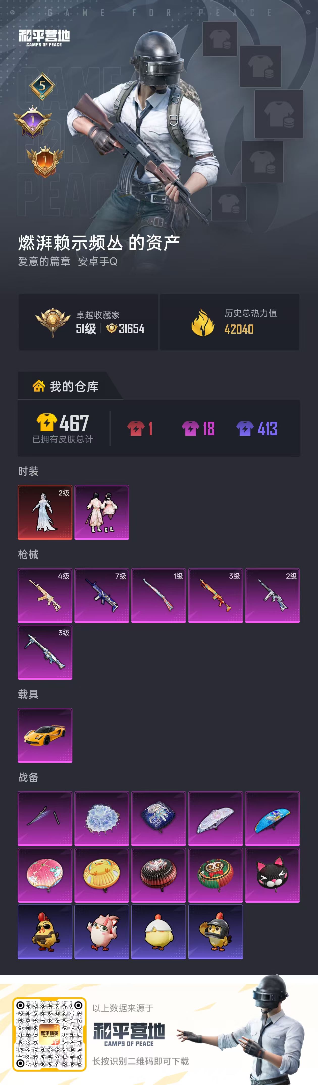 HPMMN4370513和平精英账号详情图2 HPMMN4370513和平精英账号详情图2