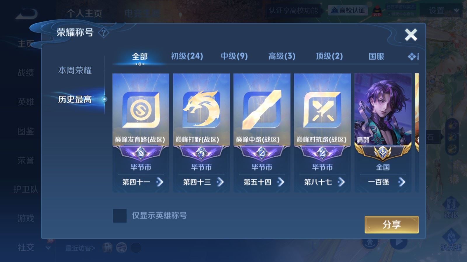 WZMMN4664986王者荣耀账号详情图3 WZMMN4664986王者荣耀账号详情图3