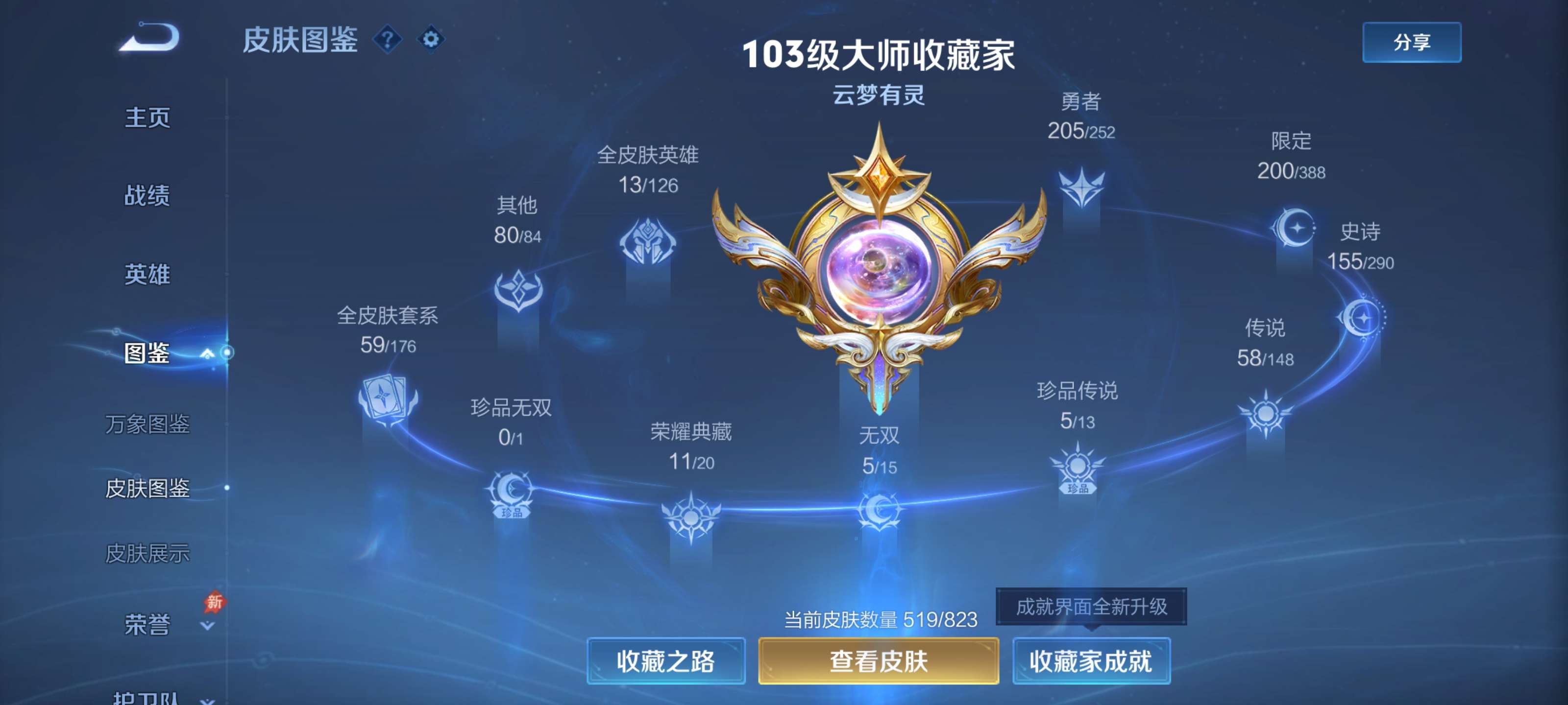 WZMMN4699770王者荣耀账号详情图6 WZMMN4699770王者荣耀账号详情图6