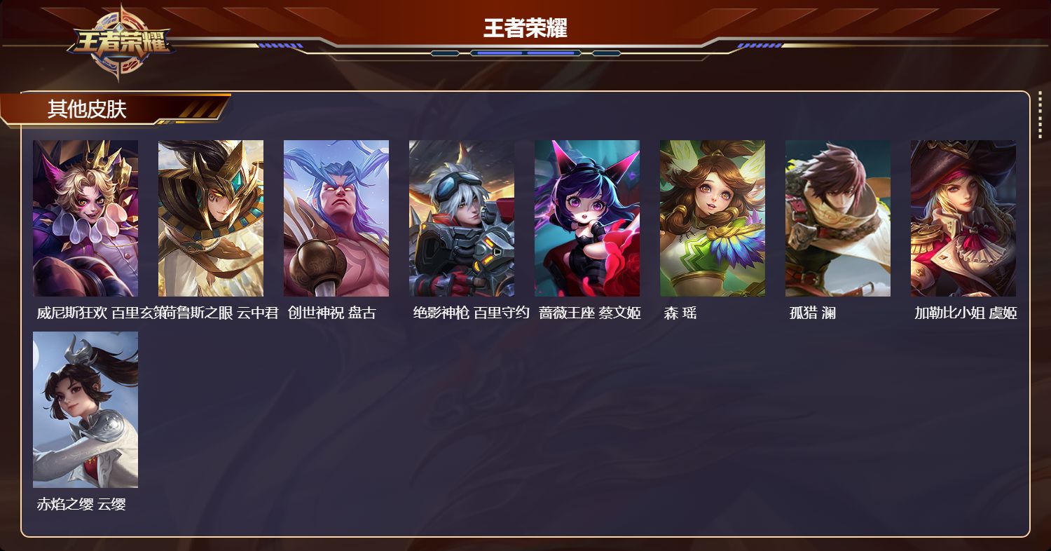 WZMK4665500王者荣耀账号详情图4 WZMK4665500王者荣耀账号详情图4