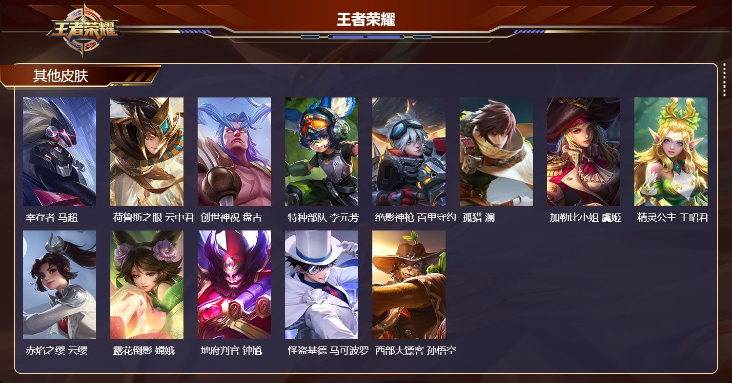 WZMMN4673629王者荣耀账号详情图9 WZMMN4673629王者荣耀账号详情图9