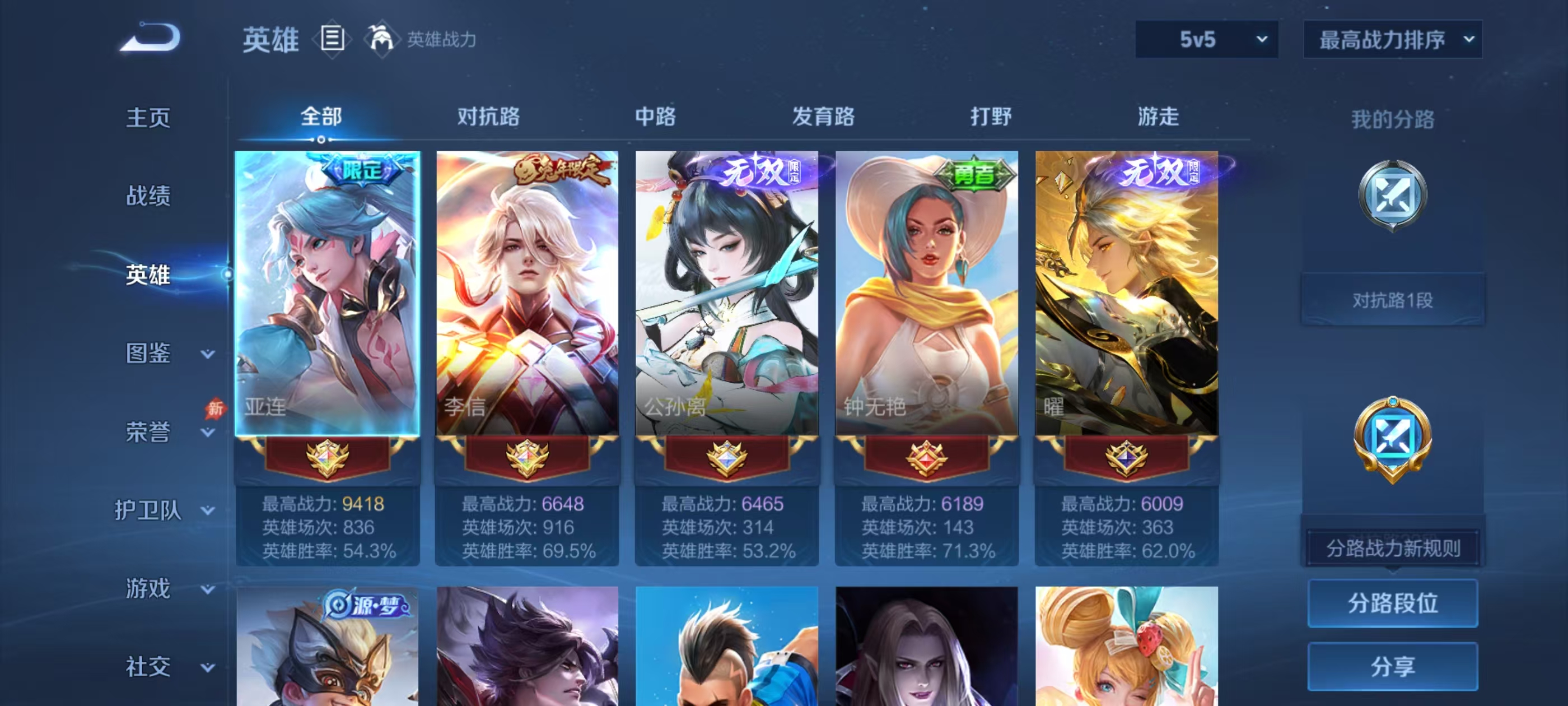 WZMMN4617697王者荣耀账号详情图4
