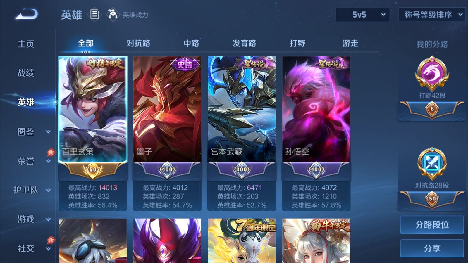 WZMMN4694899王者荣耀账号详情图4