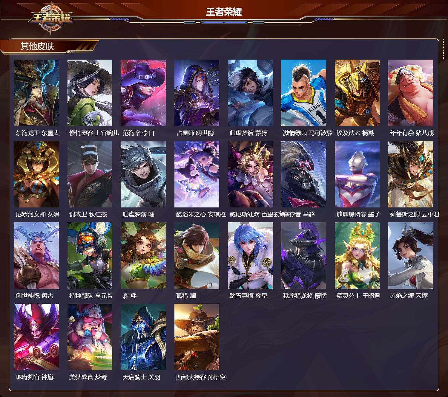 WZMMN4706337王者荣耀账号详情图9