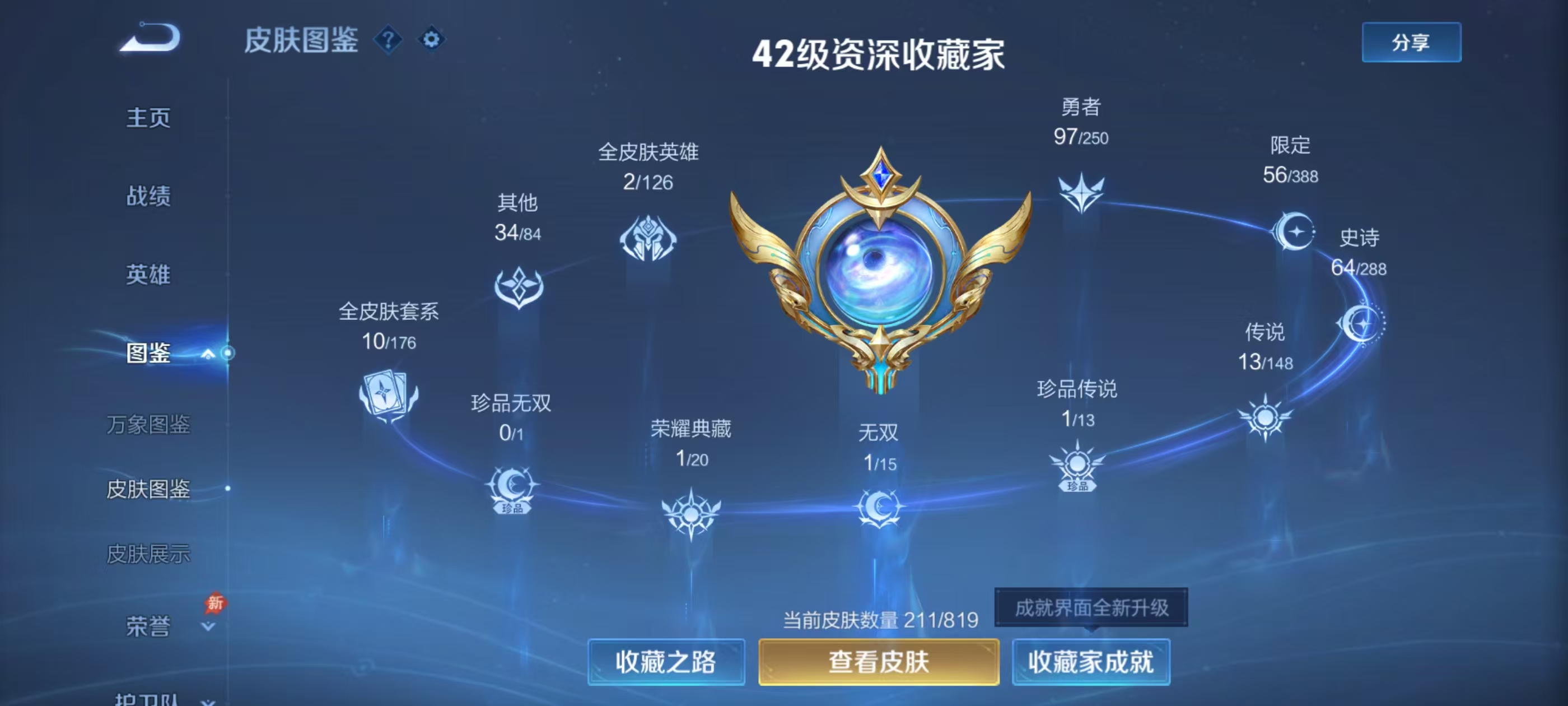 WZMMN4622129王者荣耀账号详情图3 WZMMN4622129王者荣耀账号详情图3