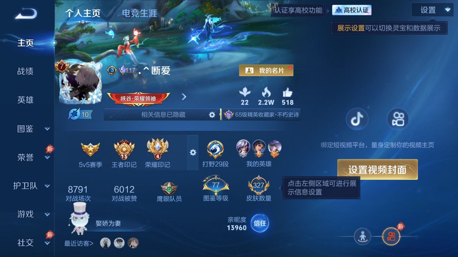 WZLX4689182王者荣耀账号详情图1