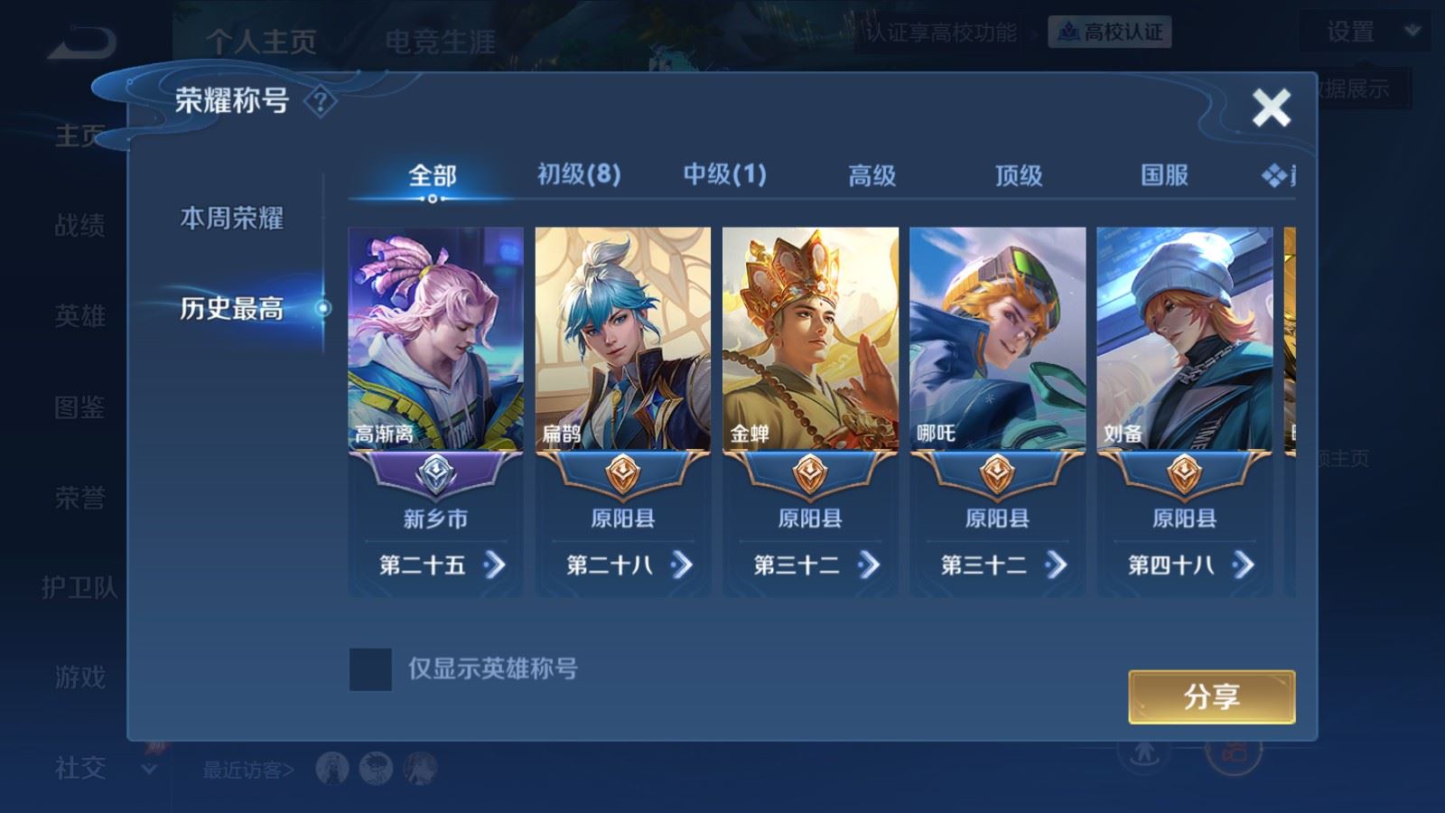 WZLX4689182王者荣耀账号详情图2