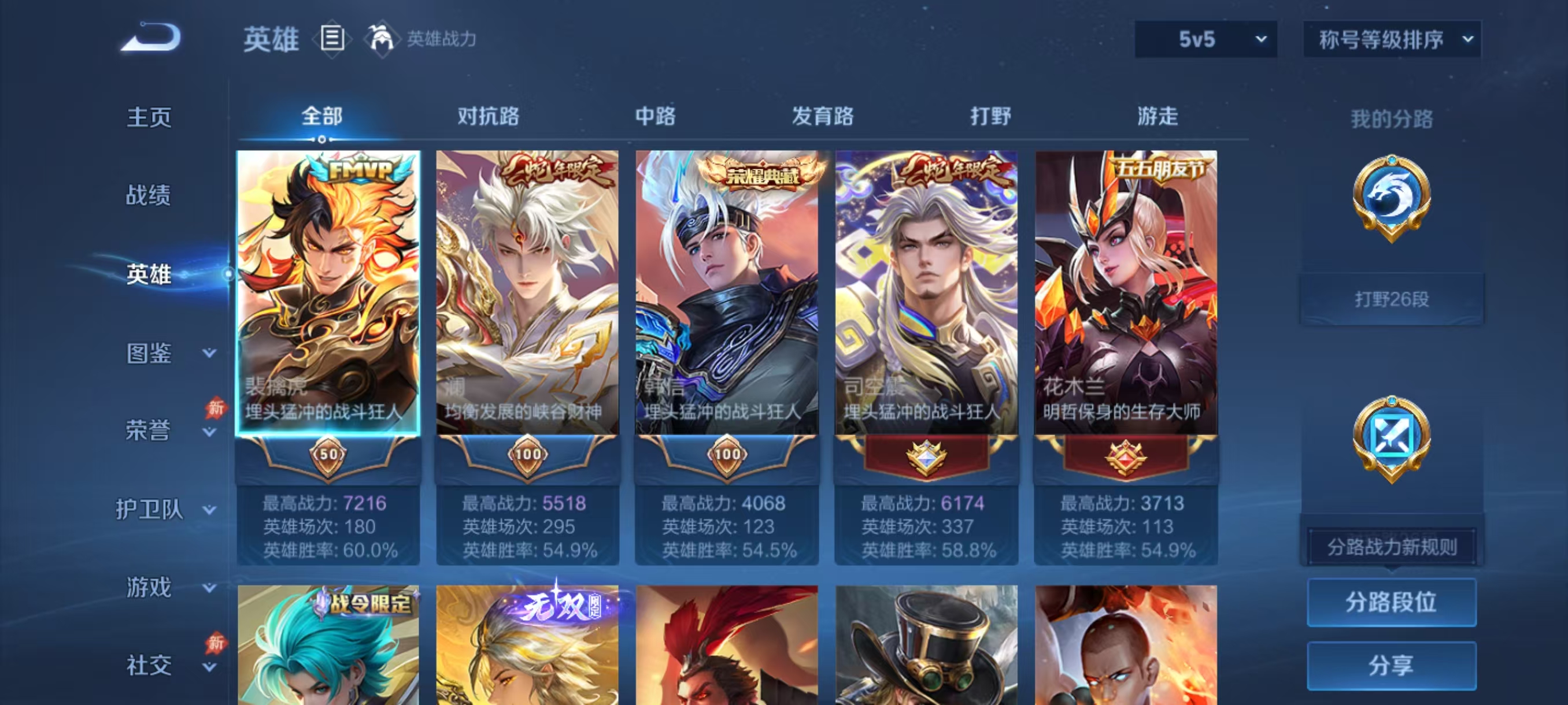 WZMMN4624680王者荣耀账号详情图4