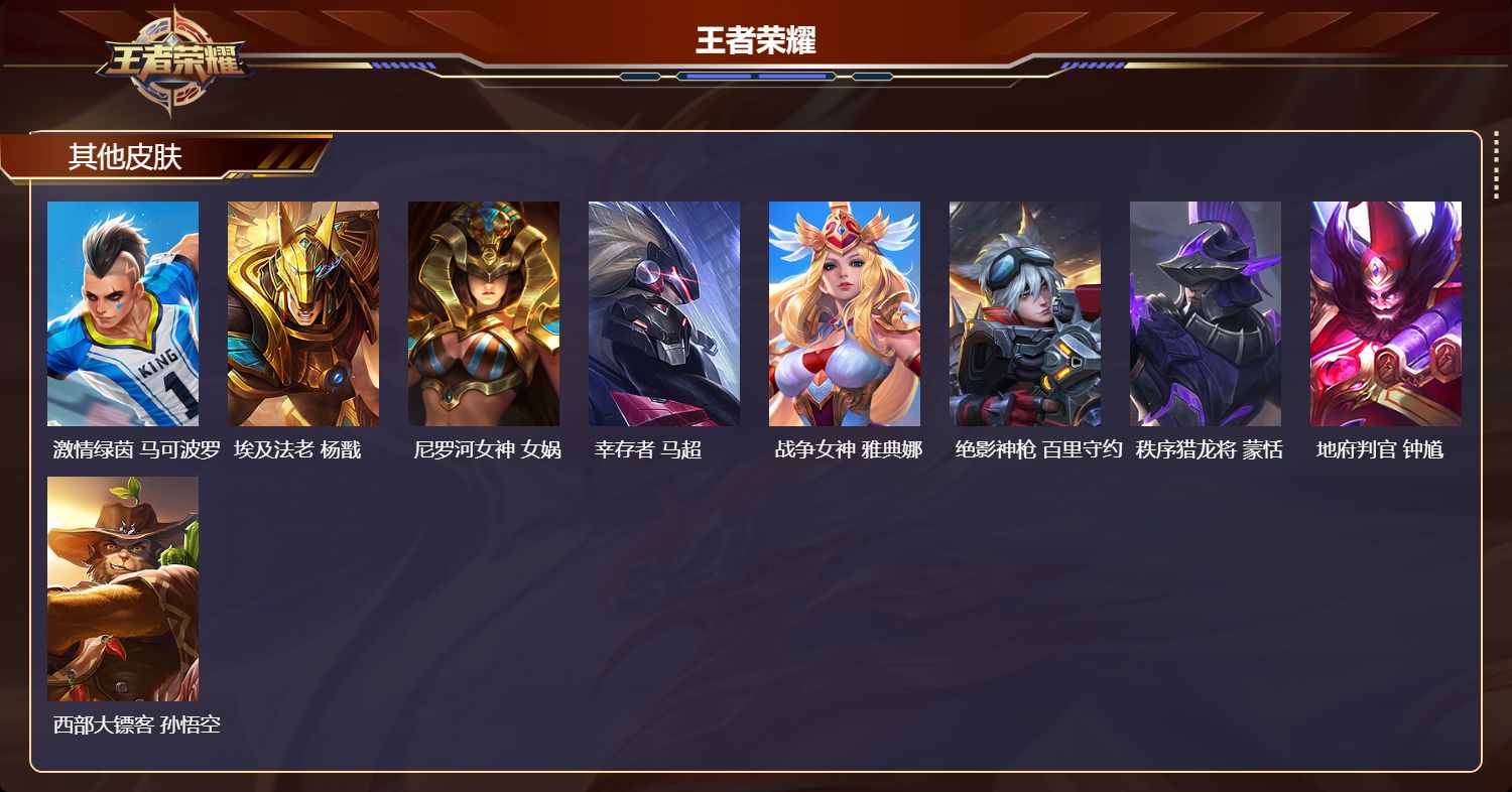 WZMMN4624680王者荣耀账号详情图8