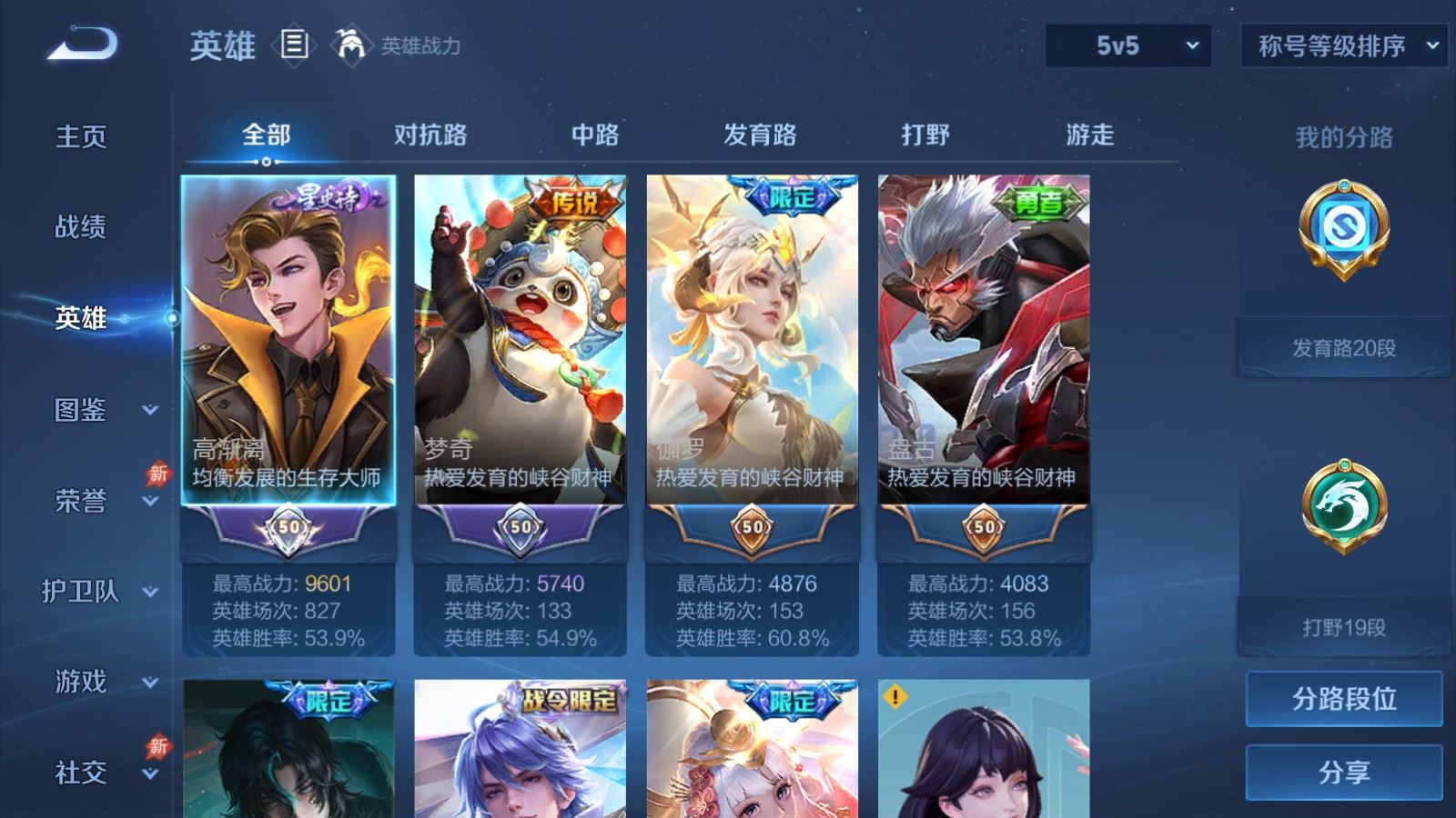 WZLX4689400王者荣耀账号详情图3