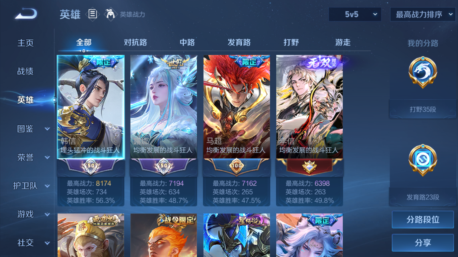 WZLX4695667王者荣耀账号详情图2