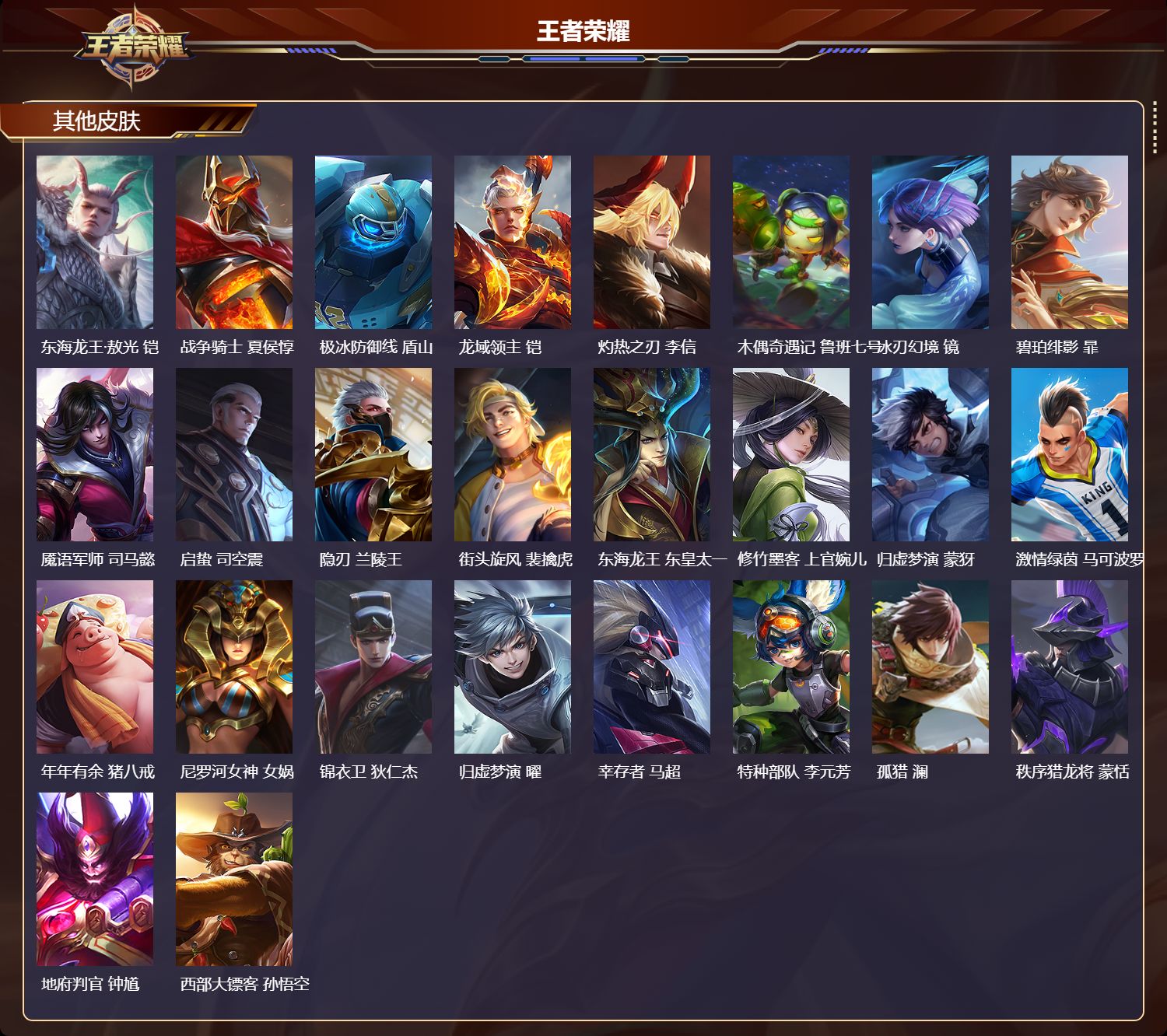 WZMK4637802王者荣耀账号详情图3