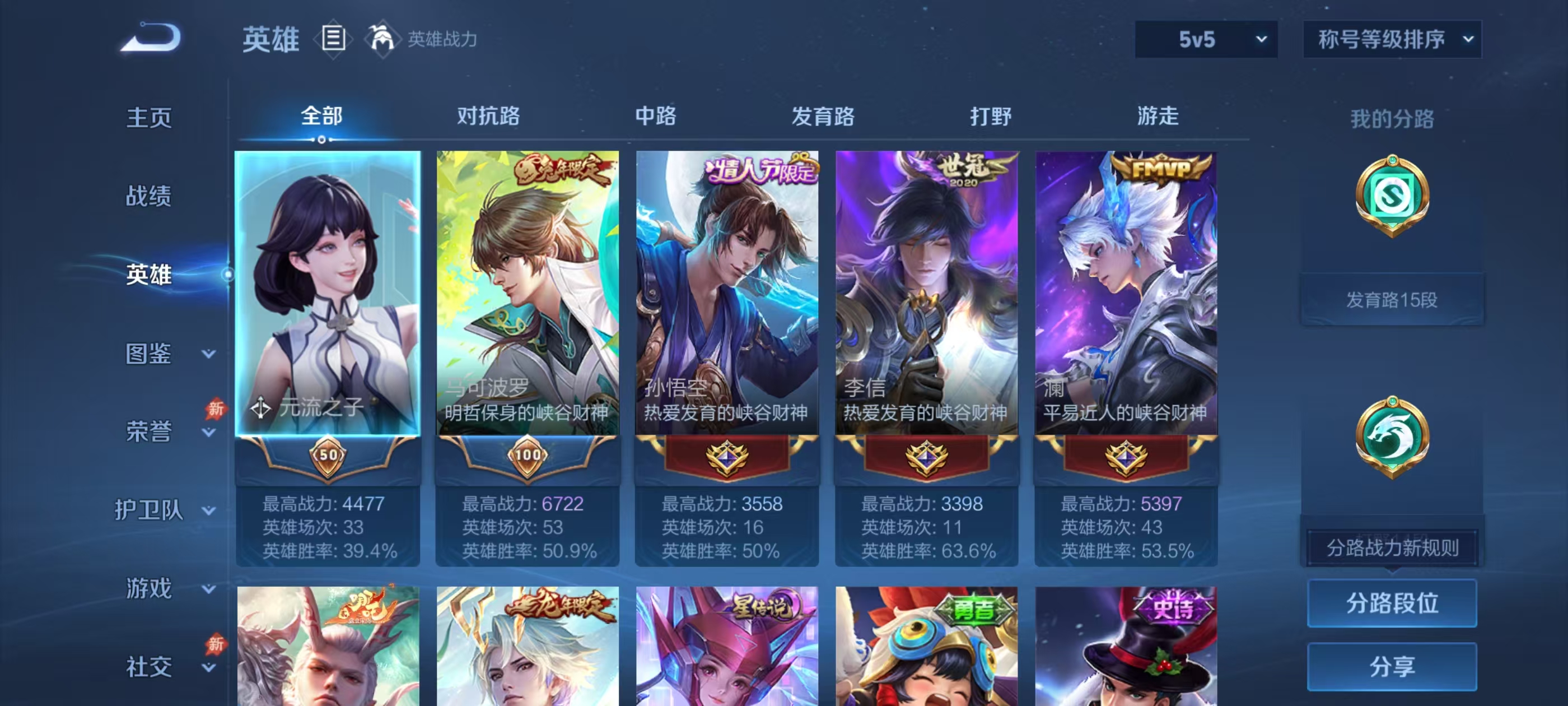WZMMN4641270王者荣耀账号详情图2