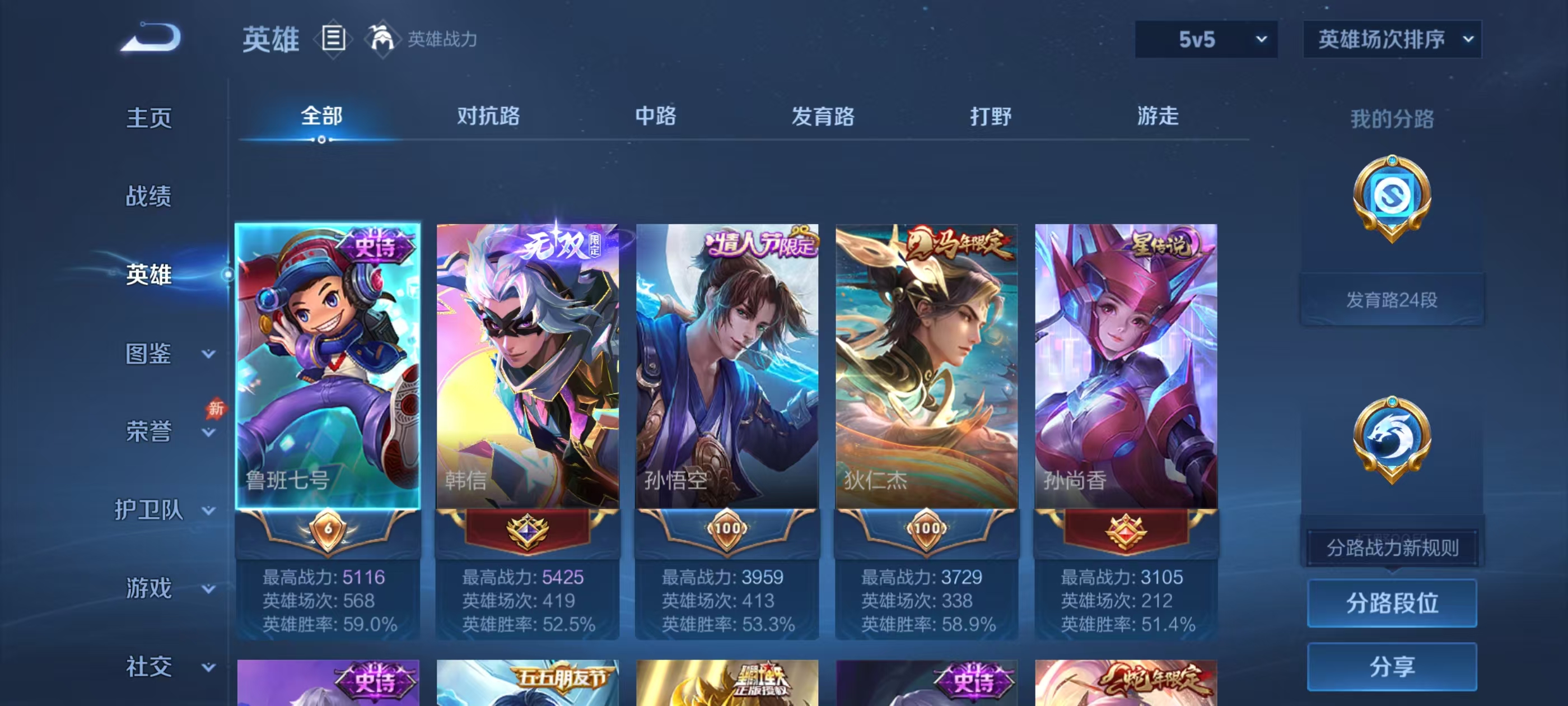 WZMMN4641502王者荣耀账号详情图2